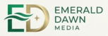 emerald dawn media logo white background